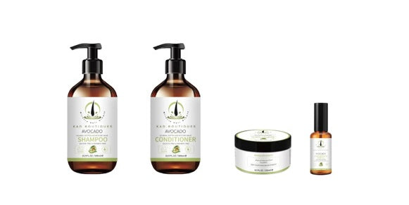 KAD Avocado Full Set – Shampoo + Conditioner + Hair Mask + Hair Oil